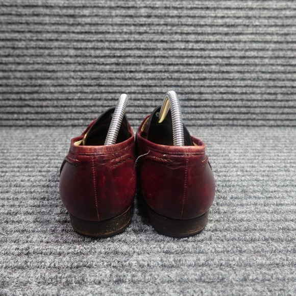 Bragano Shoes Mens 11 N Burgandy Leather Loafters Dress Shoes 2658 main image 6